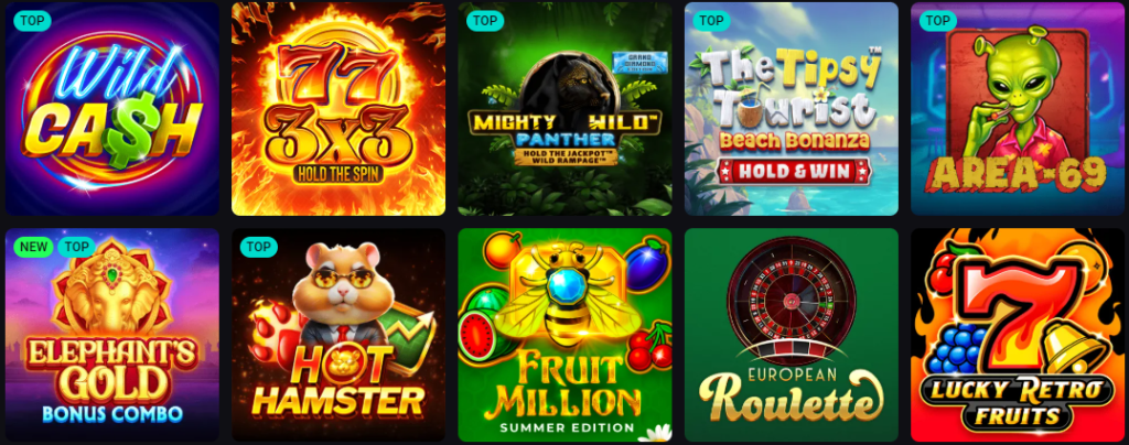 Amonbet casino online games