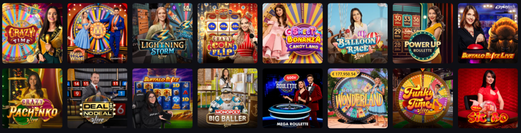 Amonbet live dealer games